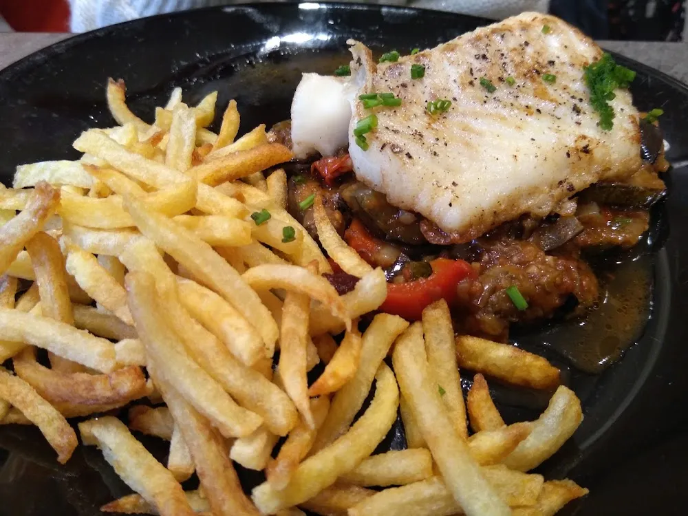 Cabillaud Frites Ratatouille